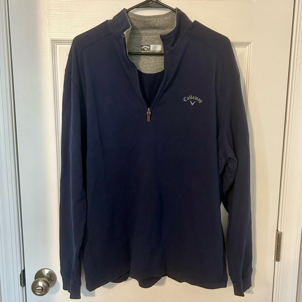 Callaway Lightweight Quarter Zip‎ Pullover, L
